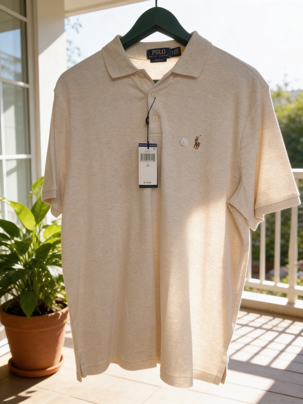 Ralph Lauren Men’s Light Beige Polo Shirt